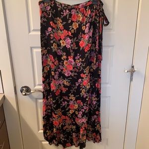 Maxi wrap skirt